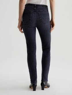 Mari 8 Years Black Salt AG-ed™ Mid-Rise Slim Straight Leg Denim WOMENS BOTTOMS Photo 8