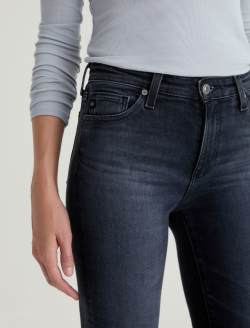 Mari Glitch Mid-Rise Slim Straight WOMENS BOTTOMS Photo 4