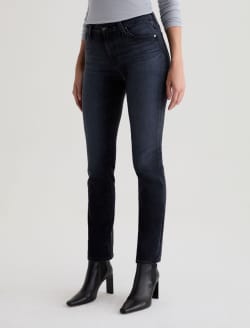 Mari Glitch Mid-Rise Slim Straight WOMENS BOTTOMS Photo 6