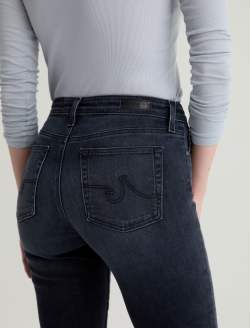 Mari Glitch Mid-Rise Slim Straight WOMENS BOTTOMS Photo 7
