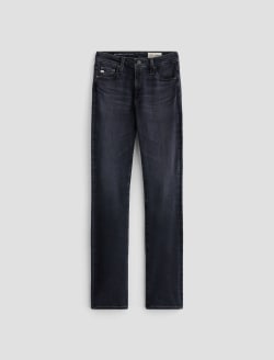 Mari Extended 8 Years Black Salt AG-ed™ Mid-Rise Slim Straight Leg Denim WOMENS BOTTOMS Photo 1