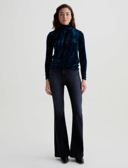 Madi Glitch High-Rise Flare WOMENS BOTTOMS Photo 2