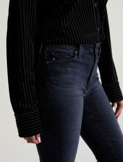 Viola Glitch Mid-Rise Stacked Skinny WOMENS BOTTOMS Photo 4