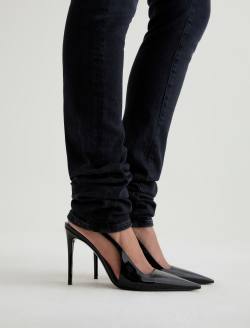 Viola Glitch Mid-Rise Stacked Skinny WOMENS BOTTOMS Photo 6
