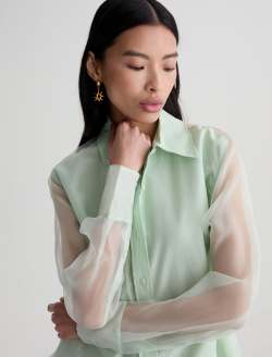 Sawtelle Shirt Summer Vine Relaxed Button Up WOMENS TOPS Photo 3