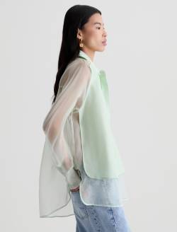 Sawtelle Shirt Summer Vine Relaxed Button Up WOMENS TOPS Photo 4