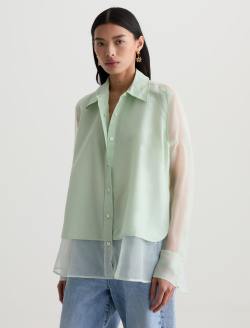 Sawtelle Shirt Summer Vine Relaxed Button Up WOMENS TOPS Photo 7