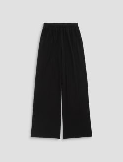 Koda Pant Super Black Variegated Rib Wide Leg WOMENS BOTTOMS Photo 1
