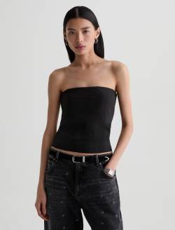 Lexie Top Super Black Tube Top WOMENS TOPS Photo 2