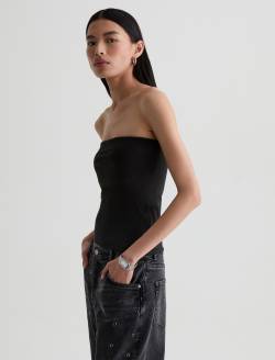 Lexie Top Super Black Tube Top WOMENS TOPS Photo 7