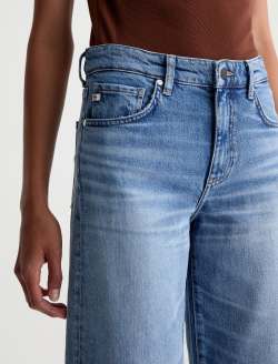 Saige Wide Leg Crop Jean 17 Years Duet Mid-Rise Fit WOMENS BOTTOMS Photo 4