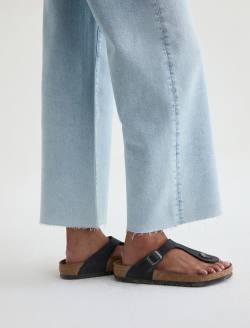 Saige Wide Leg Crop Jean Harvest Mid-Rise Fit WOMENS BOTTOMS Photo 6
