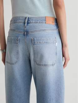 Mercer Jean Highway 29 Cuffed High-Rise Barrel WOMENS BOTTOMS Photo 7