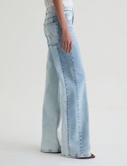 Saige Wide Leg Jean Solar Flare Mid-Rise Fit WOMENS BOTTOMS Photo 5