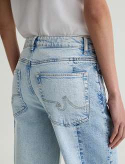 Saige Wide Leg Jean Solar Flare Mid-Rise Fit WOMENS BOTTOMS Photo 7