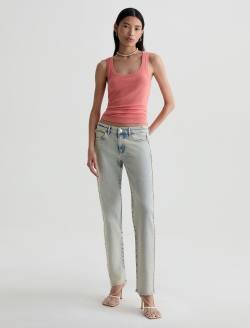 Sandra Jean Mojave Khaki Low-Rise Straight WOMENS BOTTOMS Photo 2