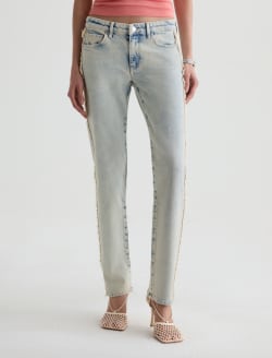 Sandra Jean Mojave Khaki Low-Rise Straight WOMENS BOTTOMS Photo 3