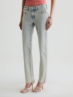 Sandra Jean Mojave Khaki Low-Rise Straight WOMENS BOTTOMS Photo 6