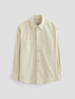 Anabelle Corduroy Overshirt Opal Stone Relaxed Corduroy Shirt Jacket WOMENS TOPS Photo 1