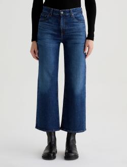 Saige Wide Leg Crop Veiled Mid-Rise Fit WOMENS BOTTOMS Photo 3