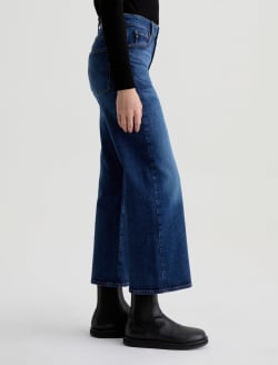 Saige Wide Leg Crop Veiled Mid-Rise Fit WOMENS BOTTOMS Photo 5