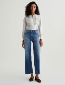 Saige Wide Leg Crop 16 Years Postcard AG-ed™ Mid-Rise Wide Leg Denim WOMENS BOTTOMS Photo 2