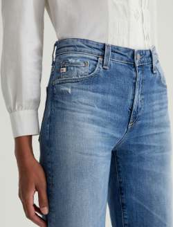 Saige Wide Leg Crop 16 Years Postcard AG-ed™ Mid-Rise Wide Leg Denim WOMENS BOTTOMS Photo 4