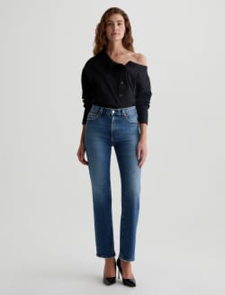 Brinley 15 Years Firenze AG-ed™ Mid-Rise Straight Denim WOMENS BOTTOMS Photo 2