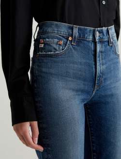 Brinley 15 Years Firenze AG-ed™ Mid-Rise Straight Denim WOMENS BOTTOMS Photo 4