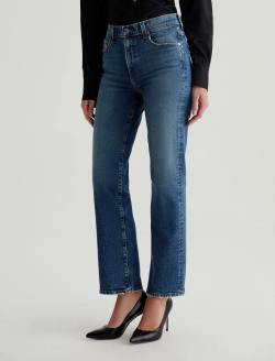 Brinley 15 Years Firenze AG-ed™ Mid-Rise Straight Denim WOMENS BOTTOMS Photo 6