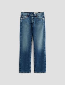 Brinley 15 Years Firenze AG-ed™ Mid-Rise Straight Denim WOMENS BOTTOMS Photo 1