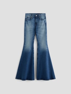 Joni Deja Vu Mid-Rise Super Flare WOMENS BOTTOMS Photo 1