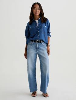 Hattie Crop Helios High-Rise Barrel WOMENS BOTTOMS Photo 9