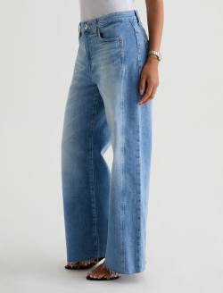 Saige Wide Leg Crop With Panel Rosarito Mid-Rise Paneled Fit WOMENS BOTTOMS Photo 11