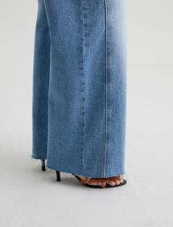 Saige Wide Leg Crop With Panel Rosarito Mid-Rise Paneled Fit WOMENS BOTTOMS Photo 12