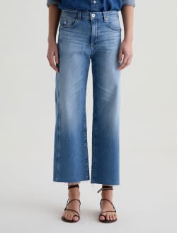 Saige Wide Leg Crop With Panel