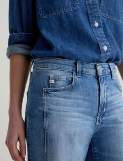 Saige Wide Leg Crop With Panel