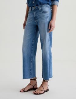Saige Wide Leg Crop With Panel