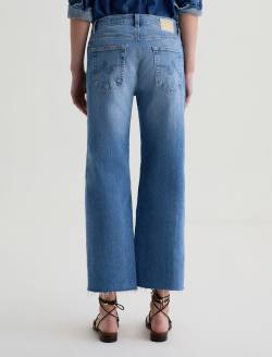 Saige Wide Leg Crop With Panel