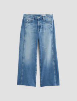Saige Wide Leg Crop With Panel Rosarito Mid-Rise Paneled Fit WOMENS BOTTOMS Photo 1