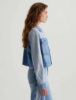 Juliana Shirt Jacket Wanderlust Colorblock Shirt Jacket WOMENS TOPS Photo 4