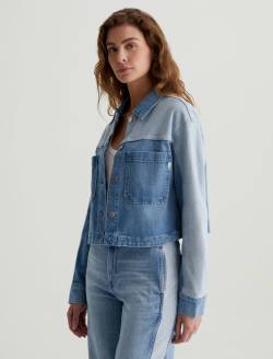 Juliana Shirt Jacket Wanderlust Colorblock Shirt Jacket WOMENS TOPS Photo 7