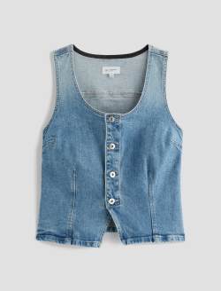 Teagan Helios Slim Denim Tank WOMENS TOPS Photo 1