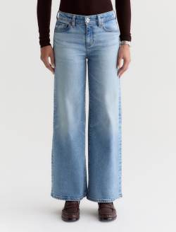 Saige Wide Leg Petite Jean Rosarito Mid-Rise Fit WOMENS BOTTOMS Photo 3