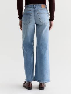 Saige Wide Leg Petite Jean Rosarito Mid-Rise Fit WOMENS BOTTOMS Photo 8