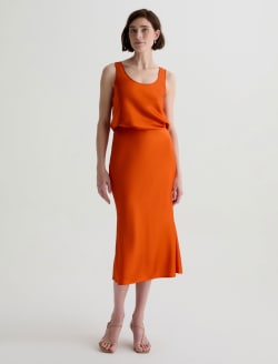 Karina Skirt Tabasco Silk Classic Fit Skirt WOMENS BOTTOMS Photo 2