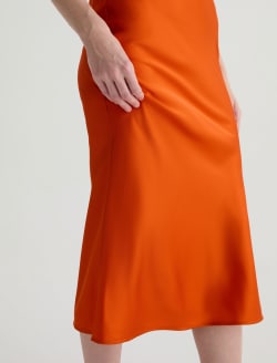 Karina Skirt Tabasco Silk Classic Fit Skirt WOMENS BOTTOMS Photo 7