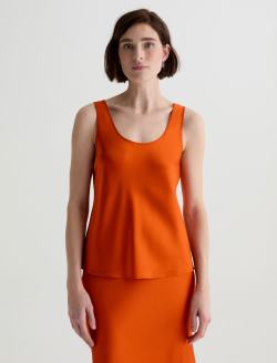 Nicola Tabasco Silk Double Scoop Tank WOMENS TOPS Photo 2
