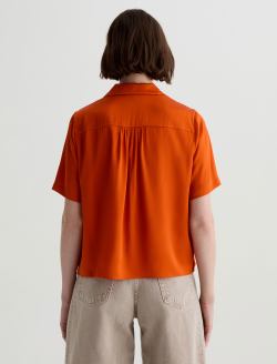 Kieran Shirt Tabasco Silk Camp Shirt WOMENS TOPS Photo 8