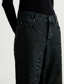Billie Jean Zebra Pop Low Slung Straight Leg WOMENS BOTTOMS Photo 4